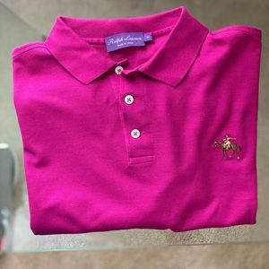 Ralph Lauren Standing Hoarse Purple Label Polo